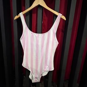 Solid and Striped One Piece